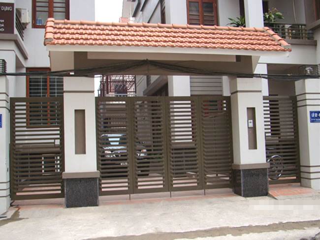 Làm của cổng sắt 4 cánh